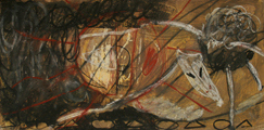 Mutter, 2007, 20cm x 41cm, mixed media, Papier