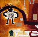 im Quadrat, 2009, 200cm x 200cm, mixed media, canvas